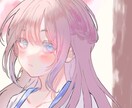 あなただけの素敵なアイコンを心を込めてお描きします 透明感と宝石のような瞳が特徴的なイラストです イメージ2