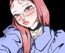 SNS用の人物アイコン描きます 似顔絵とは全く異なるイラストです！ イメージ1