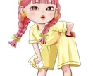 商用利用OK！！キュート可愛いミニイラスト描きます ポーズ・仕草全て可愛いイラストお描き致します イメージ6