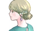 SNSアイコン制作します アナログ風のバストアップイラストです イメージ3