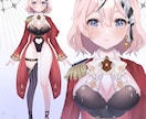 立ち絵・live2d用(パーツ分け込み)を制作ます キャラデザから立ち絵・live2d用立ち絵を制作します イメージ2
