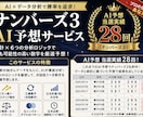 ナンバーズ3をAI分析して予想5点を納品します 6つの分析ロジックからAIが次回の厳選数字を導き出します イメージ1