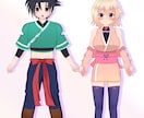 アニメ系キャラクターのイラスト承ります 可愛い女の子、可愛い男の子のイラスト承ります イメージ1