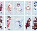 TRPGの立ち絵やKP駒の作成を受け付けます TRPG大好き！かわいい絵柄・服デザインが得意です！ イメージ3