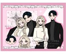 夢絵 アイコン 夢漫画などをお描きします SNSアイコンや記念日にどうですか？なんでもお描きします！ イメージ4