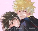 目を引くアイコンお描きします Twitter等のアイコンを夢絵からなんでもお描きします イメージ5