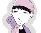 似顔絵風イラストアイコン制作します ポップなデフォルメタッチのイラストです！ イメージ3