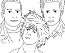 最短１日！！シンプルでおしゃれな似顔絵描きます 似顔絵イラスト似顔絵アイコン 2人まで追加料金なしで描きます イメージ6
