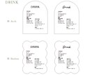 Wedding｜統一感のあるメニュー表を制作します 席札と並べて完成する、会場を彩るペーパーアイテム イメージ6