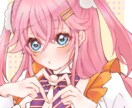 バストアップイラスト制作します やわらかい色合い＆可愛い雰囲気の女の子が得意です！ イメージ2
