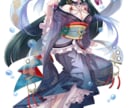 イラストの着彩代行　線画を塗らせていただきます 着彩が面倒くさい方、イラストに色を付けたい方ご相談ください イメージ6