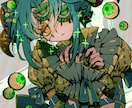 可愛い女の子のイラストを描かせていただきます 可愛い・ちょっと不気味な雰囲気のイラストが得意です イメージ4