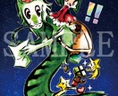 オーダーメイドのグリーディングカード描きます デフォルメ調のあたたかみのあるカードをお描きします！ イメージ3