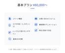 8万円〜シンプルなHP制作します 個人事業主向け見やすいサーバー費用なしのサイト制作 イメージ3