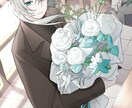 最低価格3000円！素敵なイラスト制作致します SNSアイコン/1枚絵/MVイラスト/立ち絵などに イメージ2