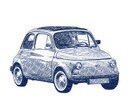 写真から味のあるペン画風愛車イラストを制作します 線の表情を楽しむ、手描き風イラスト イメージ9