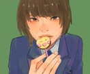 要望にこたえつつシンプルな似顔絵を作成します 誕生日カードに添える似顔絵や、日常のワンシーンなど幅広く イメージ6