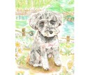 お好きな絵柄で動物のイラストをお描きします ペットや動物をお好きな絵柄で、アナログイラストに仕上げます。 イメージ4