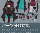 Vtuberデビューセット一括承ります キャラデザ・モデリングから素材作成まで。一部工程の依頼も可。 イメージ5