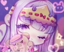 ミニキャラのアイコンを描きます ゆめかわなミニキャラを作成します:*:・(*´ω`pq゛ イメージ1