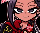 ポップ＆ダーク目を引くビビットなイラストを描きます 特徴的なデフォルメの絵柄でポップダークなイラストが得意です！ イメージ7