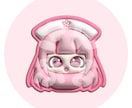 ぷっくり可愛いアイコン描きます 立体感が可愛いぷっくりとしたお顔のアイコンを描きます！ イメージ2
