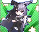 チョコシールサイズのイラストをご提供します あなた自身やオリキャラがビックリマンシールに！！ イメージ2