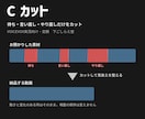 C：動画をカットしてテンポを整えます 待ち・言い直し・やり直しだけをカット イメージ2