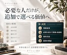 販売実績ある商品・サービスのオプションを設計します 商品・サービス本体を崩さず、追加価値・価格・見せ方を整理 イメージ8