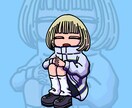 ポップでかっこかわいい似顔絵をお描きします SNSのアイコンや動画の素材等に！ イメージ6