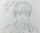 似顔絵を制作します リアルだけど手描き感のある暖かみのあるイラスト!! イメージ3