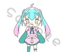 オリジナルキャラクターのイラストを描きます オリジナルキャラクターの立ち絵やアイコンを描きます イメージ8