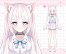 Live2Dモデル制作イラストから一括で制作します イラストの魅力を、そのまま動きへ イメージ7
