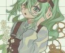 かわいい厚塗り風のイラスト描きます サムネイル等にお使いください！ イメージ1
