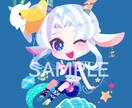 商用OK！絵本のようなミニキャラお描きします グッズ、配信、動画用、アイコンなどに！ イメージ9