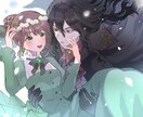 目を引く華やかなイラスト作成します 配信・グッズ・立ち絵など気軽にご相談ください イメージ6