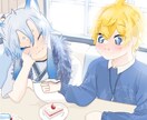 イラスト作成致します 1枚絵、配信用サムネや歌ってみた動画のサムネ等 イメージ8