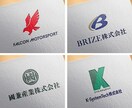 フラットでミニマルな会社ロゴを作成します 初めてロゴ作成される方も、親切・丁寧に対応致します イメージ4