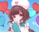 かわいいアイコンやグッズ絵描かせていただきます 等身大~デフォルメの目を引くイラスト制作致します！ イメージ1