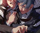 オリジナルキャラクターの感情イラスト・漫画制作ます OC/自創作限定大切な二人の関係性をドラマチックに表現します イメージ1