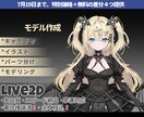 全工程込！LIVE2Dモデル作成を全力出撃します Live2Dイラスト・モデリング専門家 イメージ4
