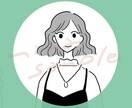 シンプルでかわいい♡アイコンイラスト描きます ♡小物やポーズ無料 ♡即日対応します イメージ3