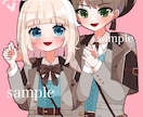 かわいい女の子のイラスト描きます SNS用のアイコンやペア画もOK！ イメージ2