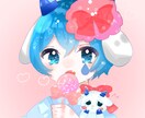 ディフォルメからアニメ風絵柄まで何でも描きます 自分だけのアイコン、壁紙が欲しい方へ イメージ1