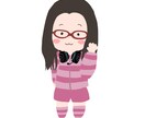 ちびキャラのアイコンを作成します ふんわりとした丸みを帯びた優しい可愛いイラストです。 イメージ5