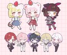 ミニキャライラストおまかせ作成します まるっこくてかわいいデフォルメイラストを作成します イメージ4