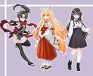 trpg用の立ち絵を制作致します trpgやゲーム用等のオリキャラが必要な方に。 イメージ6