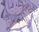 厚塗り風の可愛らしい女の子キャラクターを描きます 初めての依頼でも歓迎！skeb経験を活かし丁寧な対応致します イメージ2