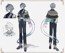 立ち絵や3面図など幅広く描きます 来年より値上げ予定です。ご相談のみでもお気軽に！ イメージ5