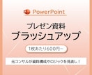 元コンサルがプレゼン資料をブラッシュアップします ＜1枚600円＞ デザインに加え、ロジックや構成を見直し！ イメージ1